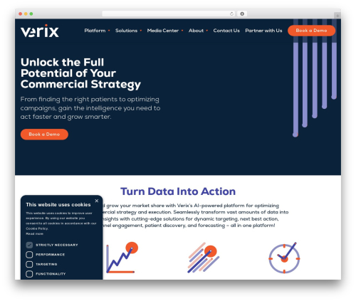 Verix WordPress theme - verix.com