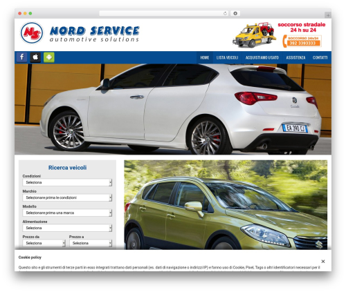 WordPress theme GestionaleAuto.com - nordservice.biz