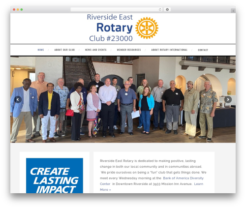 WordPress theme Amory - riversideeastrotary.org
