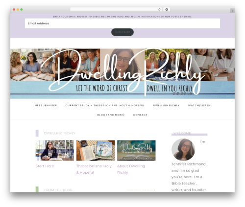 WordPress theme Captivating Theme - jennifergrichmond.com