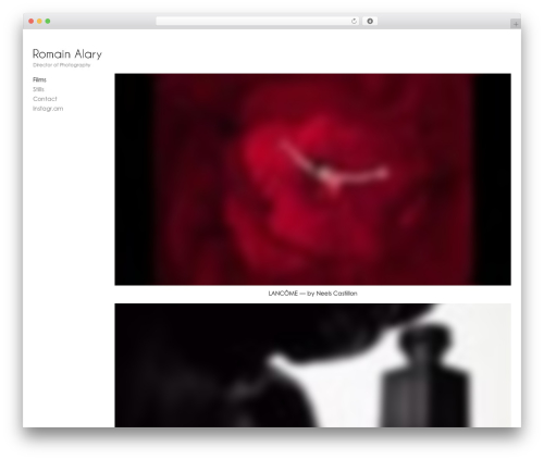 WordPress theme Corner - alaryromain.com