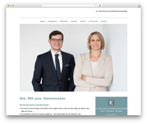 WordPress theme Divi - kastl-kollegen.de