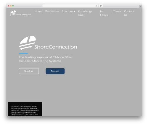 WordPress theme Mint Theme - shoreconnection.no