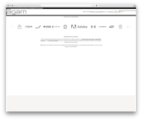 WordPress theme WPFox Custom Theme - agam.com