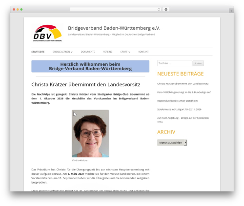 WordPress website theme Tiny Forge - bridge-baden-wuerttemberg.de