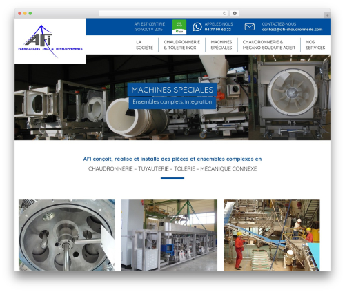 WP theme Afi - afi-chaudronnerie.com