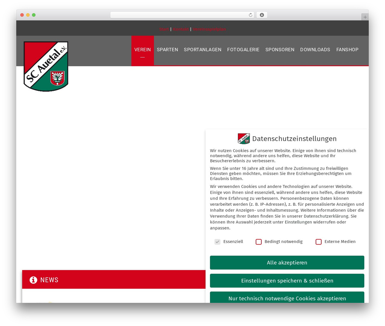 BigSlam WordPress theme - sc-auetal.de