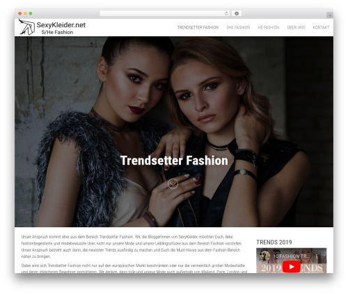 Bulk fashion WordPress theme - sexykleider.net