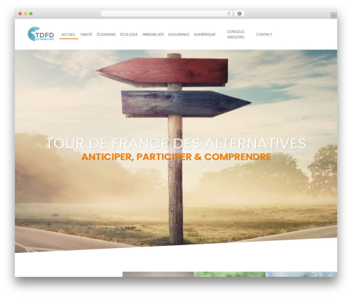 ctendance WordPress theme design - tourdefrancedesalternatives.fr