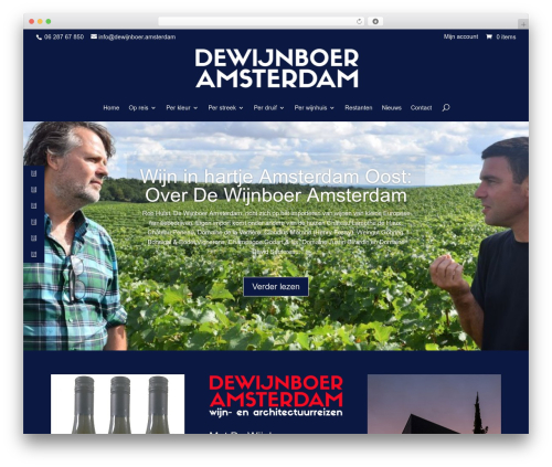 Divi WordPress theme - dewijnboer.amsterdam