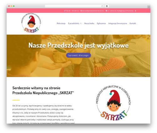 Divi WordPress theme - przedszkole-skrzat.eu