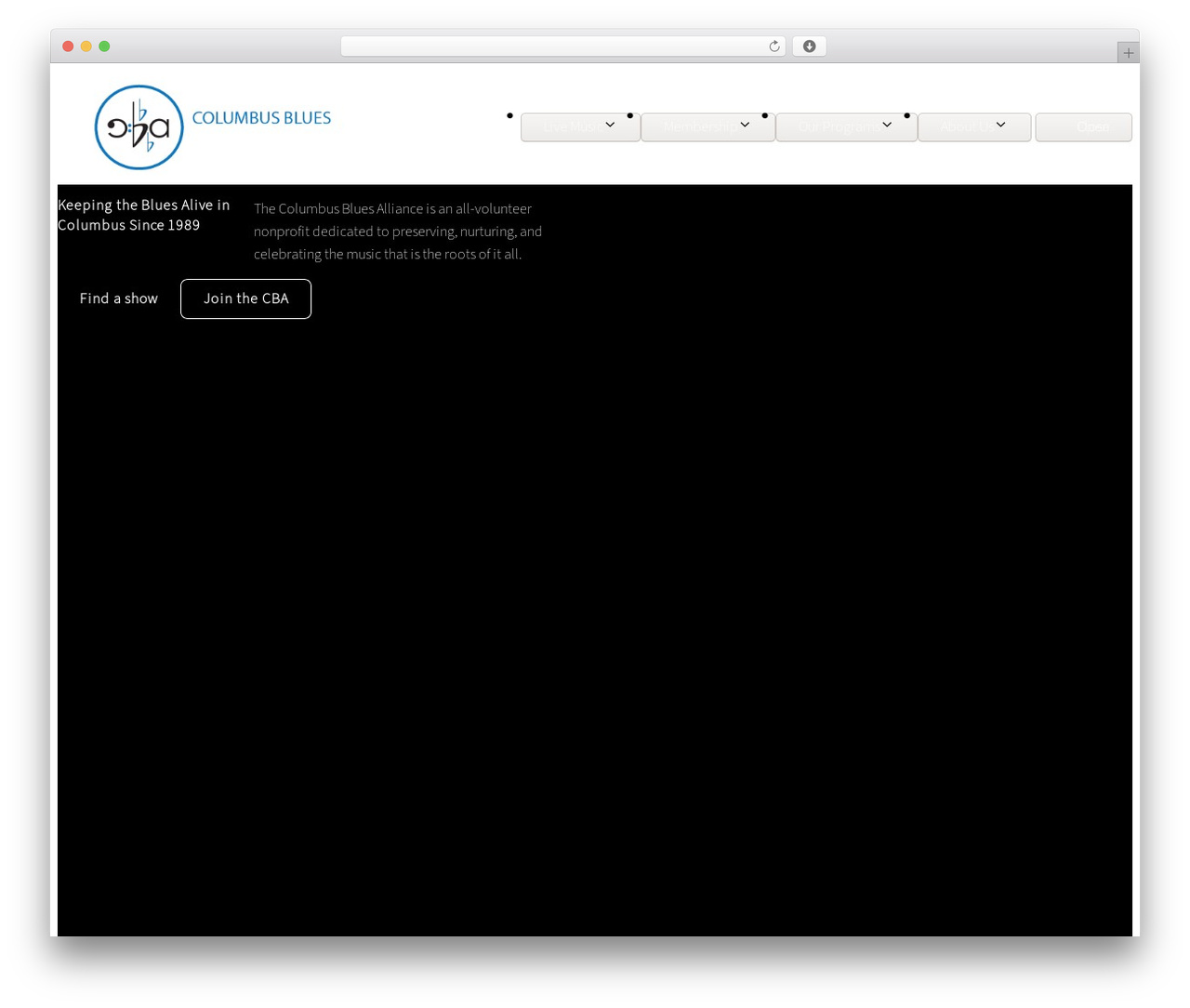 Etch Theme theme WordPress - columbusblues.com