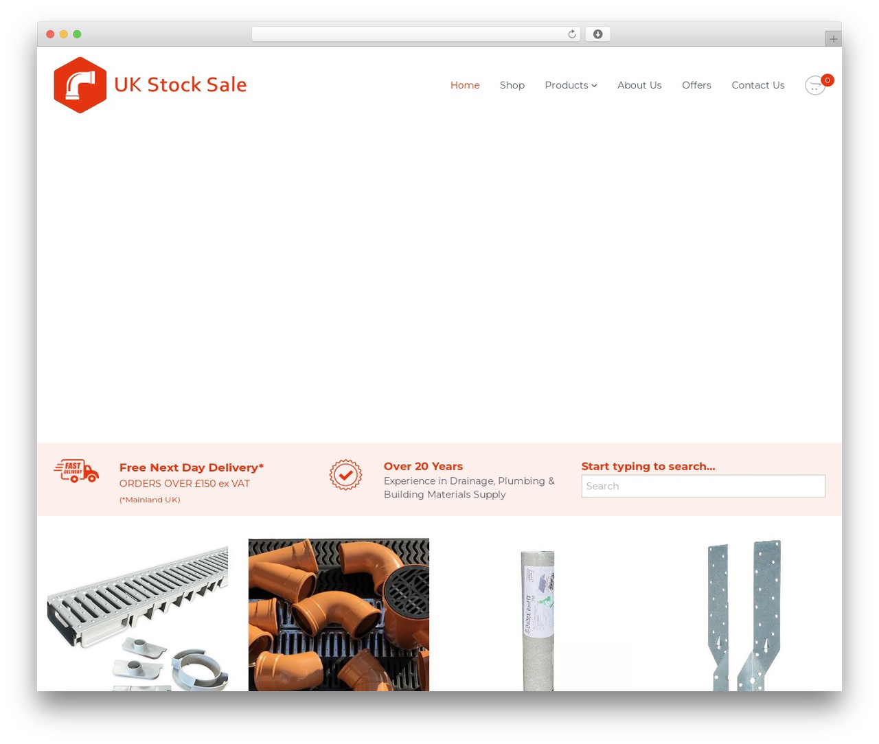 Flash WordPress theme - ukstocksale.com