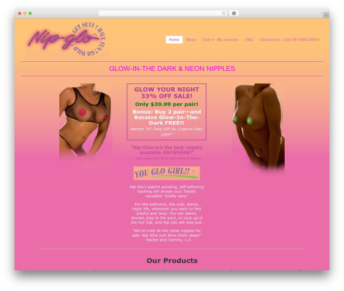 Responsive best WordPress theme - nip-glo.com