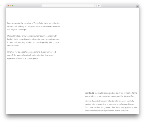 Rixos WordPress theme - lemonis.softwebsites.gr