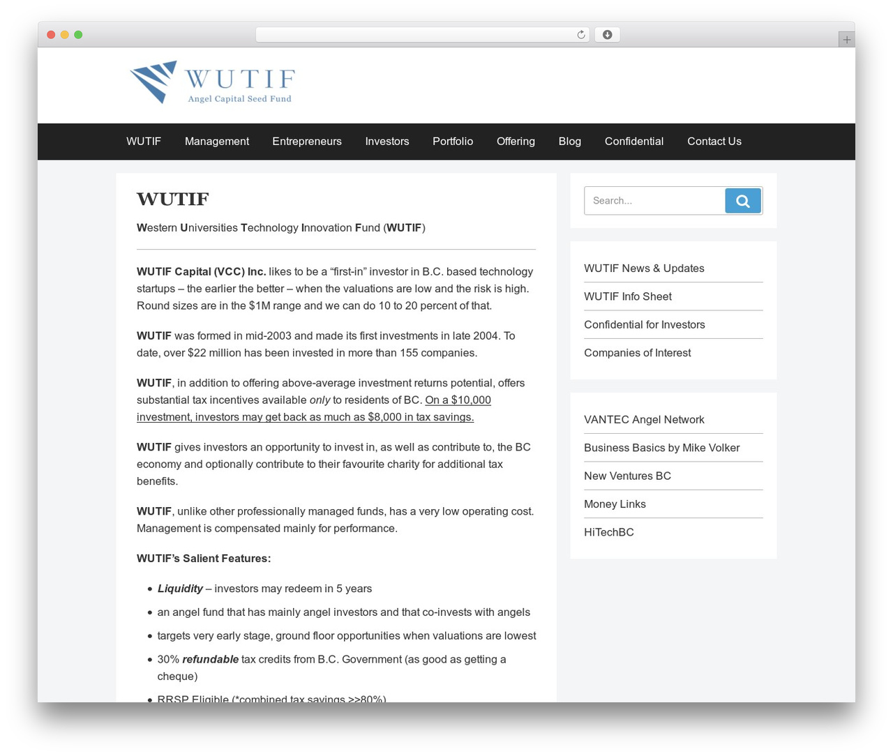 Simplelin WordPress theme - wutif.ca