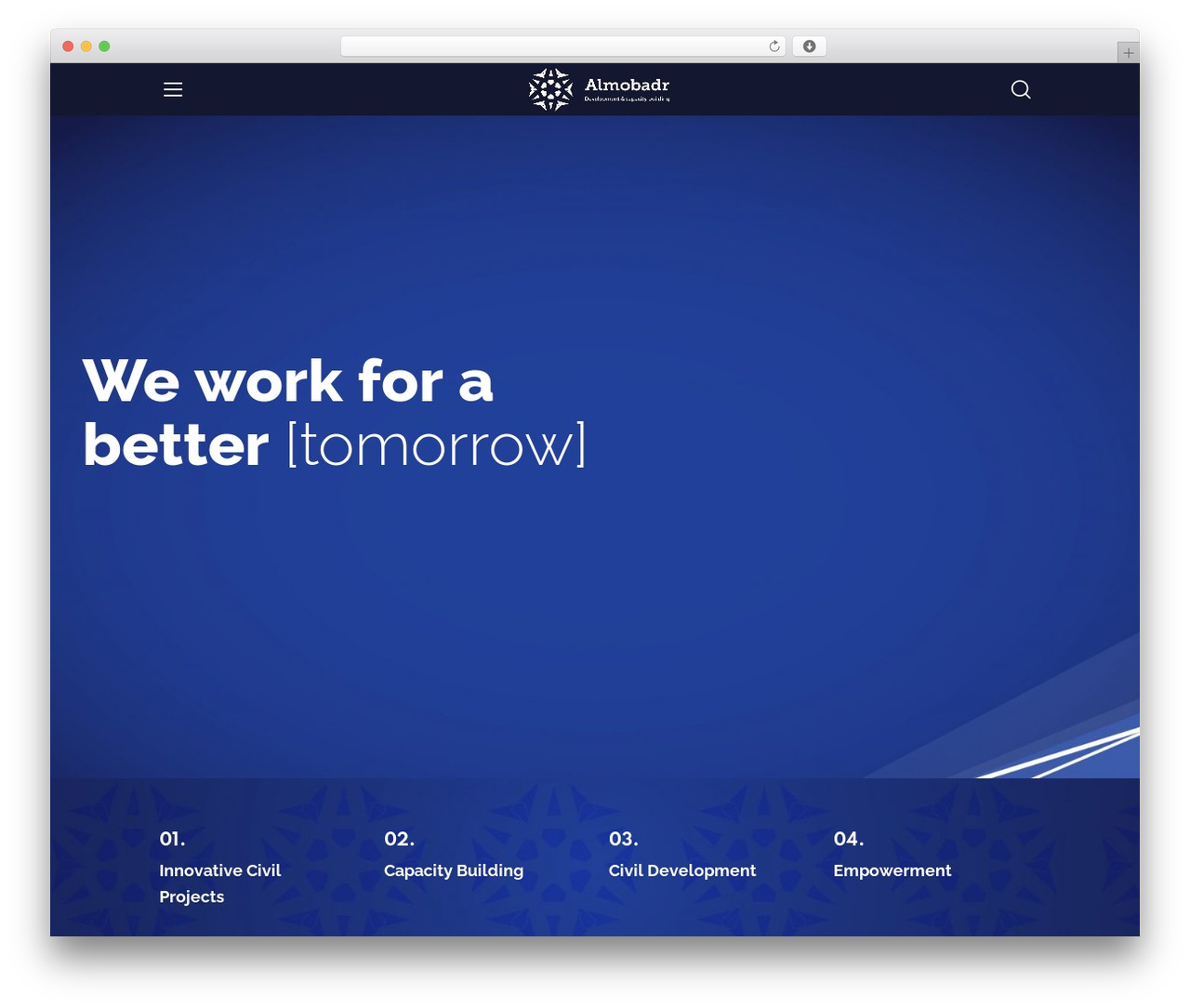 thePascal WordPress theme - almobadr.org