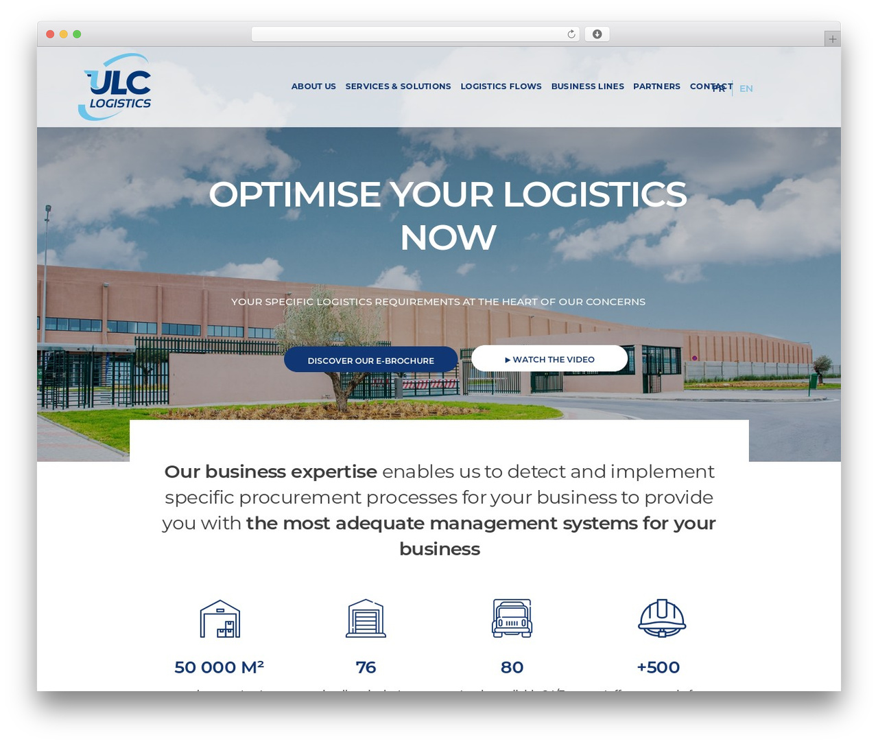 ULC WordPress theme - ulc.com.tn