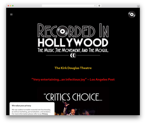 Ifeatureslider WordPress plugin - recordedinhollywood.com