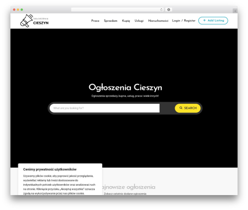 Apus apuslisting WordPress plugin - ogloszenia.cieszyn.pl