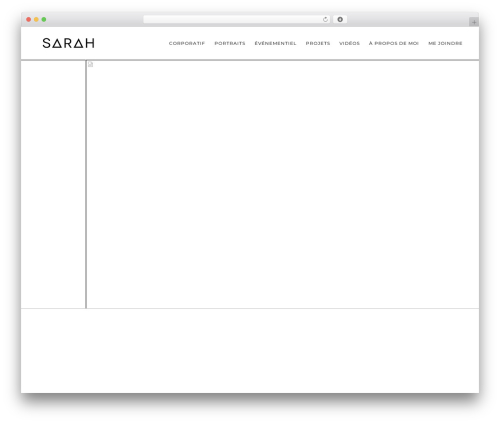 Bodega theme WordPress - sarahlatulippe.com