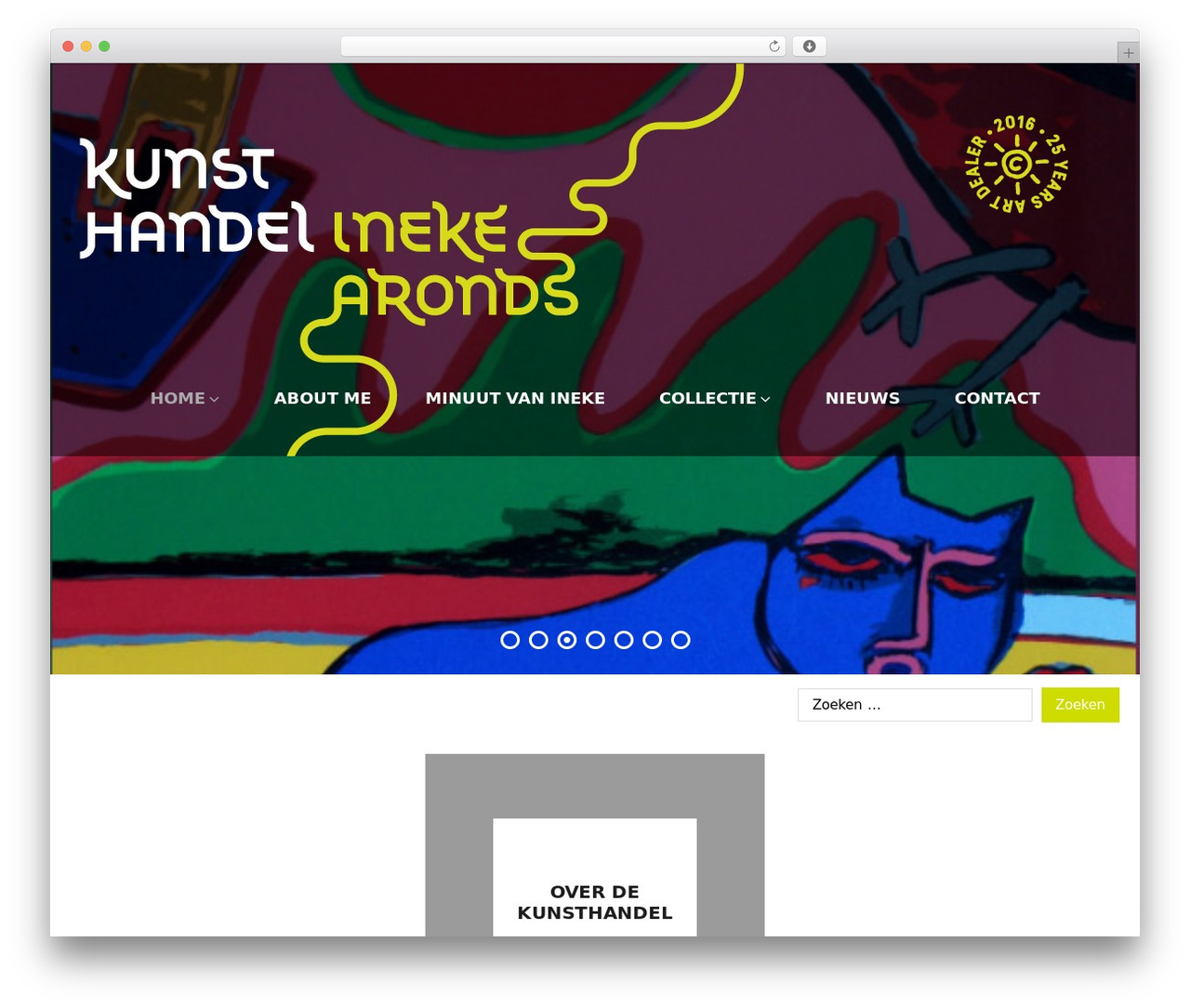 Cherry Framework WordPress page theme - inekearonds.nl