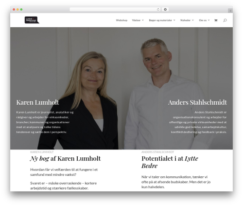 Divi WordPress website theme - lskommunikation.dk