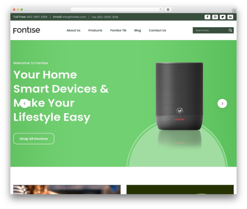 Fontize Theme theme WordPress - fontise.com