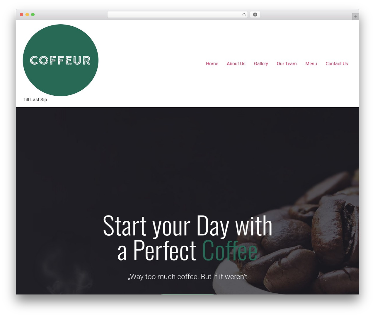Hello Elementor theme WordPress - coffeur.com