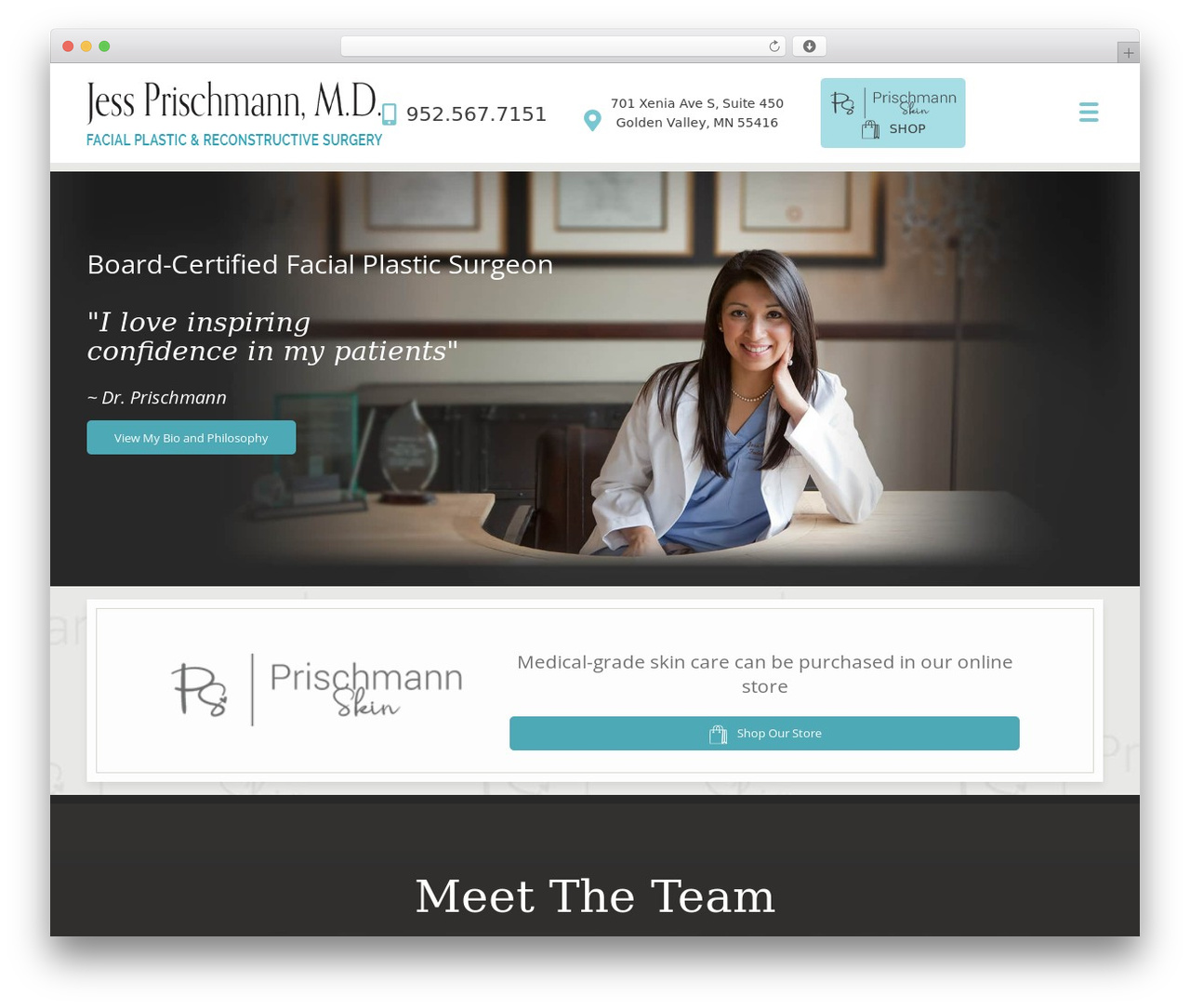 RM Theme WordPress theme - www.mnfacialplastics.com