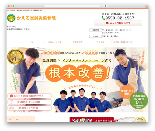 Selfull best WordPress theme - kaerudou-shinkyu.com