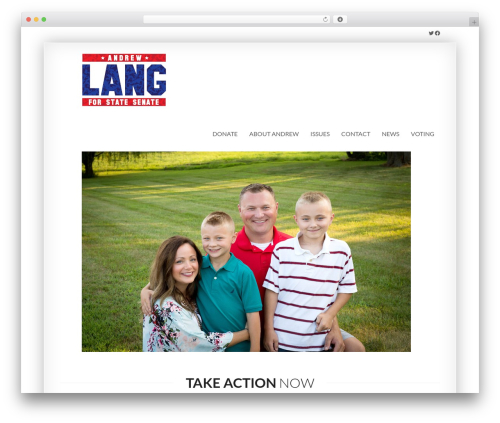 Smartbox WordPress theme - langforsenate.com