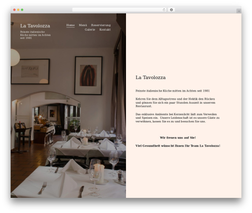 Theme WordPress Aperitive. - latavolozza.at