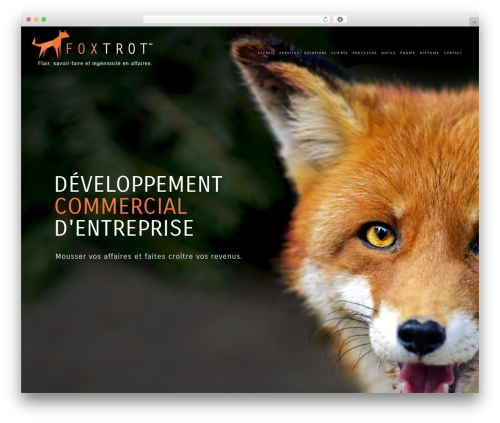 Theme WordPress Foxtrot - foxtrot.consulting