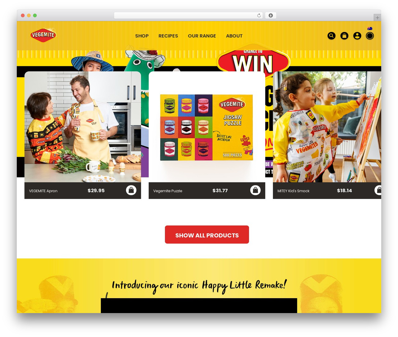 Vegemite 2021 best WordPress theme - vegemite.com.au