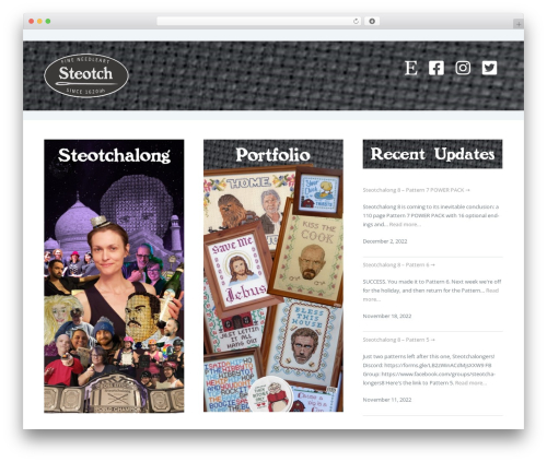 Vellum WordPress theme - steotch.com