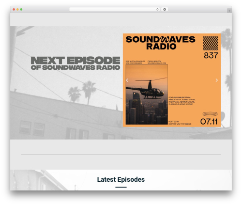 WordPress theme Dixie SecondLine - soundwavesradio.com