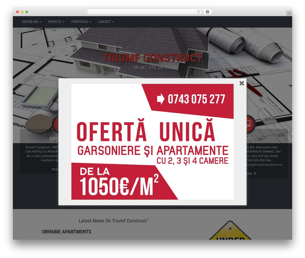 WordPress theme Unconditional - triumfconstruct.ro