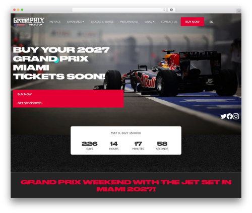 Best WordPress theme picostrap5 - grandprix-miami.com