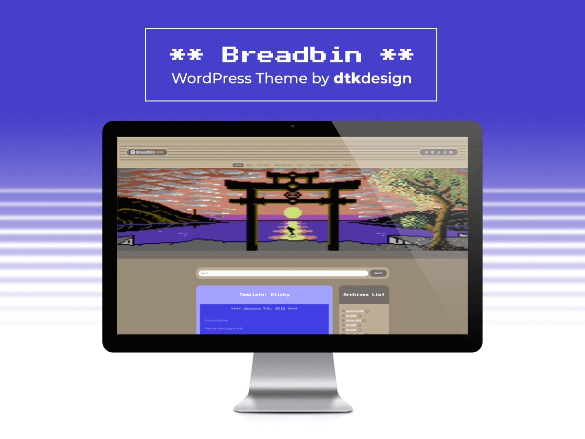 Breadbin WordPress theme by dtkdesign