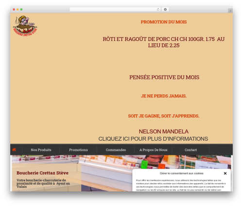 Cherry media parallax WordPress plugin - crettazvalais.ch