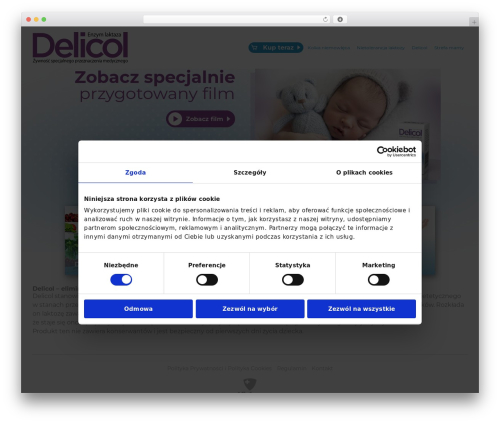 Empty Template theme WordPress - delicol.pl