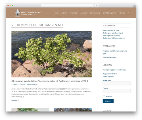 Enfold WordPress theme - roedtangen.no