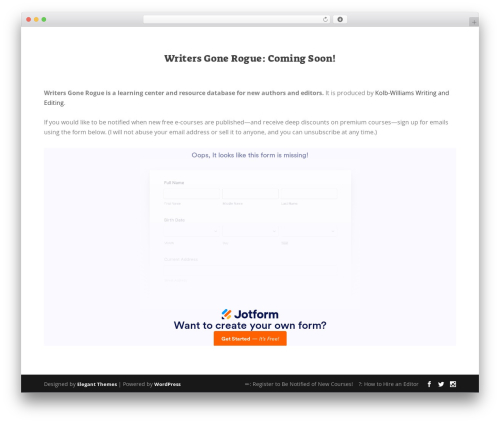 Divi learndash kit WordPress plugin - writersgonerogue.com