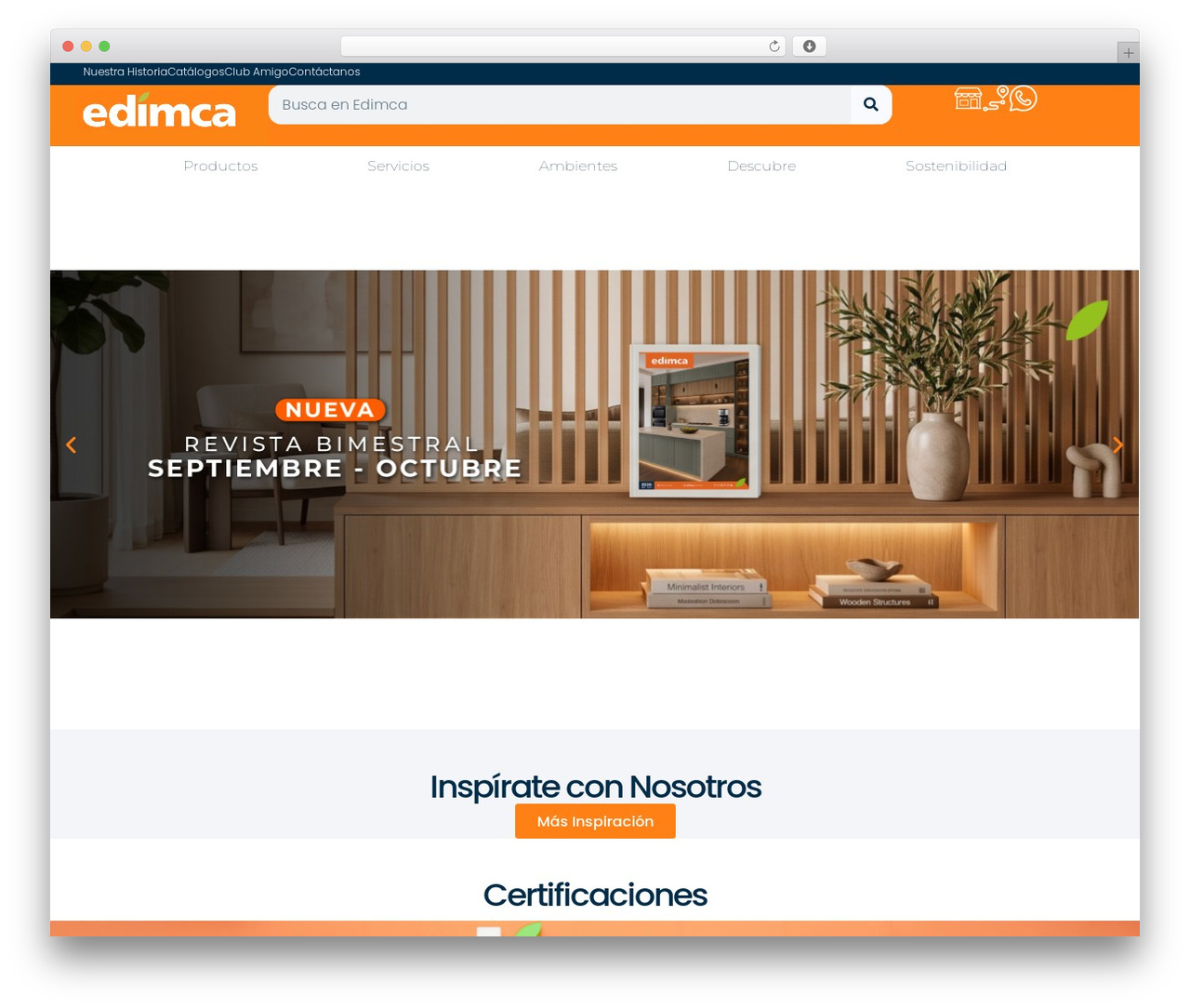 Hello Elementor WordPress theme - edimca.com.ec