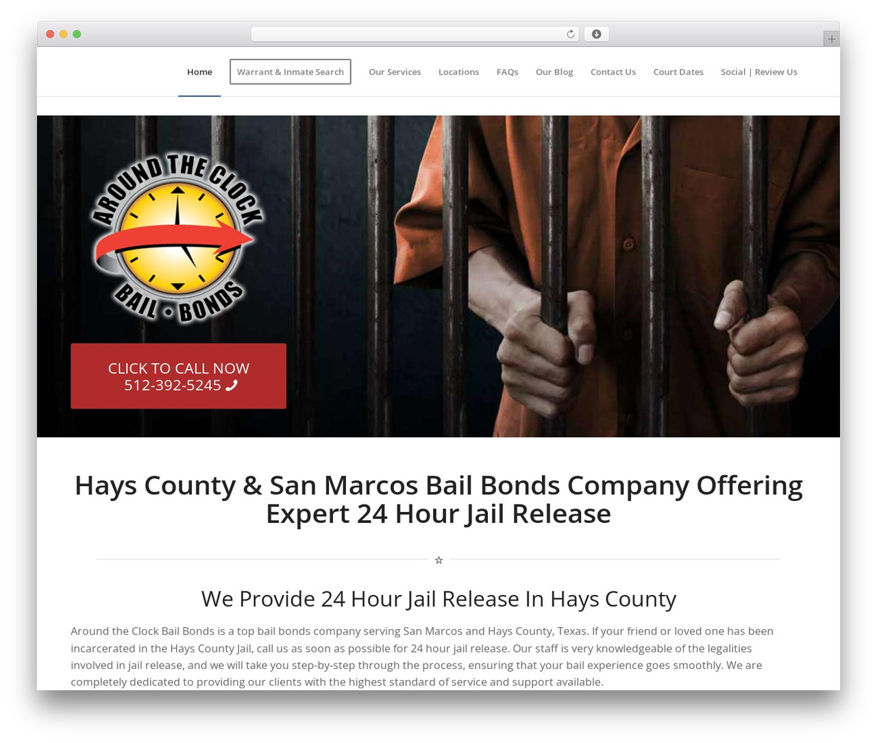 Plastic WordPress theme - sanmarcosbailbonds.net