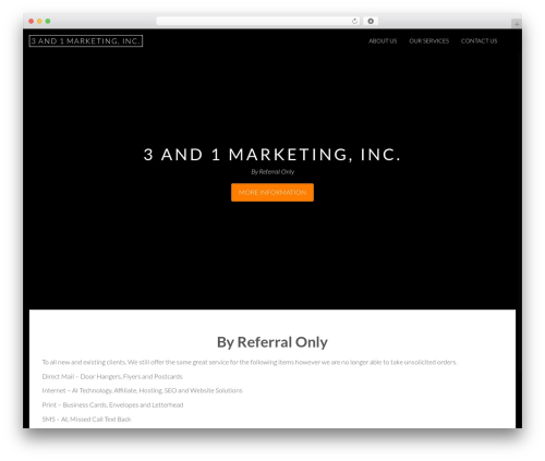 Theme WordPress Ember - 3and1marketing.com