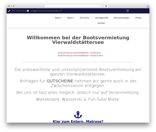 Booking calendar com WordPress plugin - bootsvermietung-nidwalden.ch