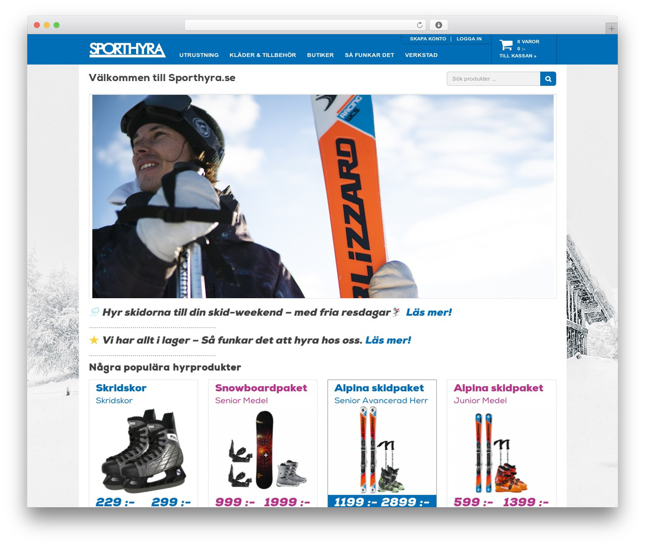 UnderStrap WordPress theme - sporthyra.se