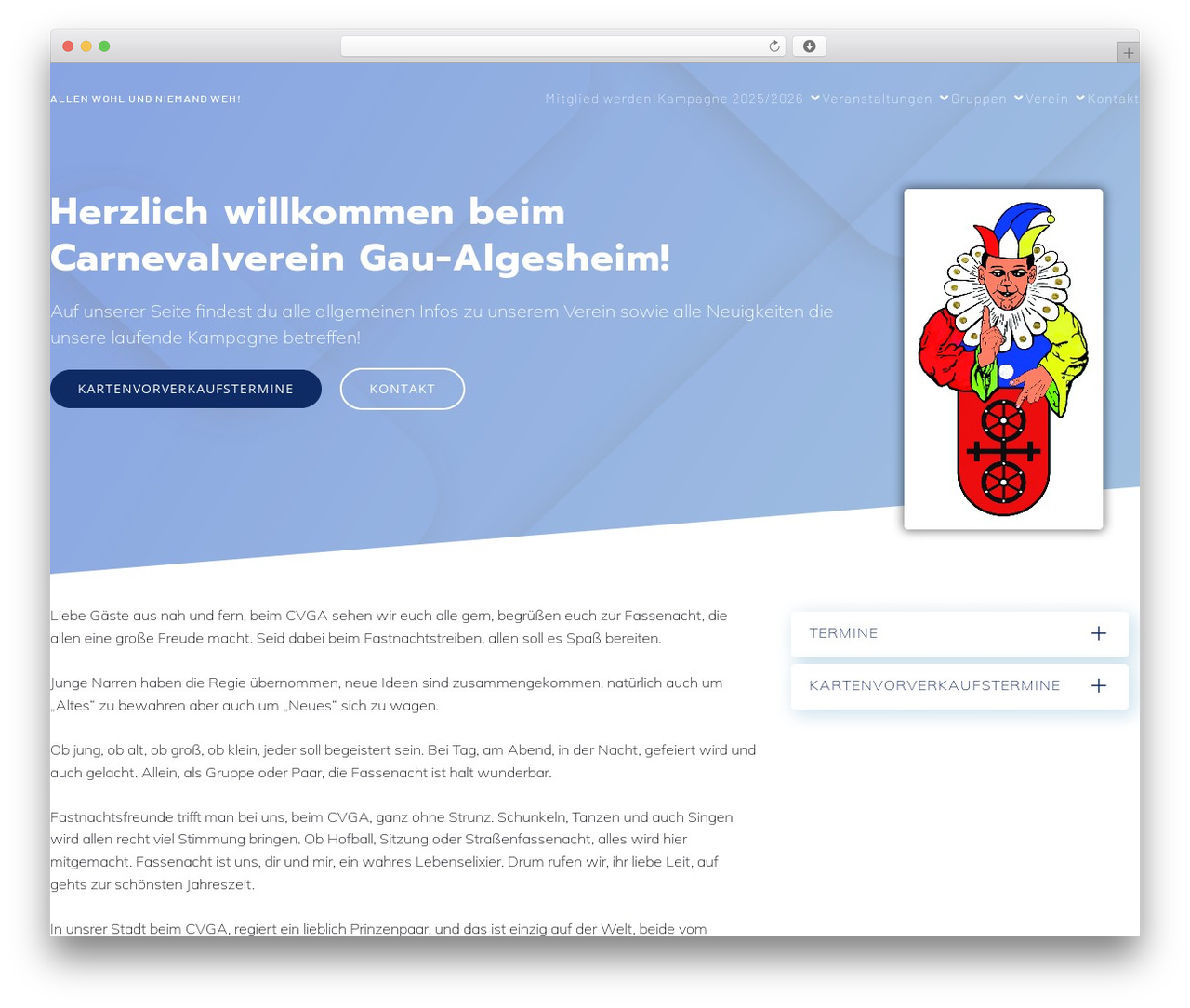WordPress theme Mindscape - cvga.de
